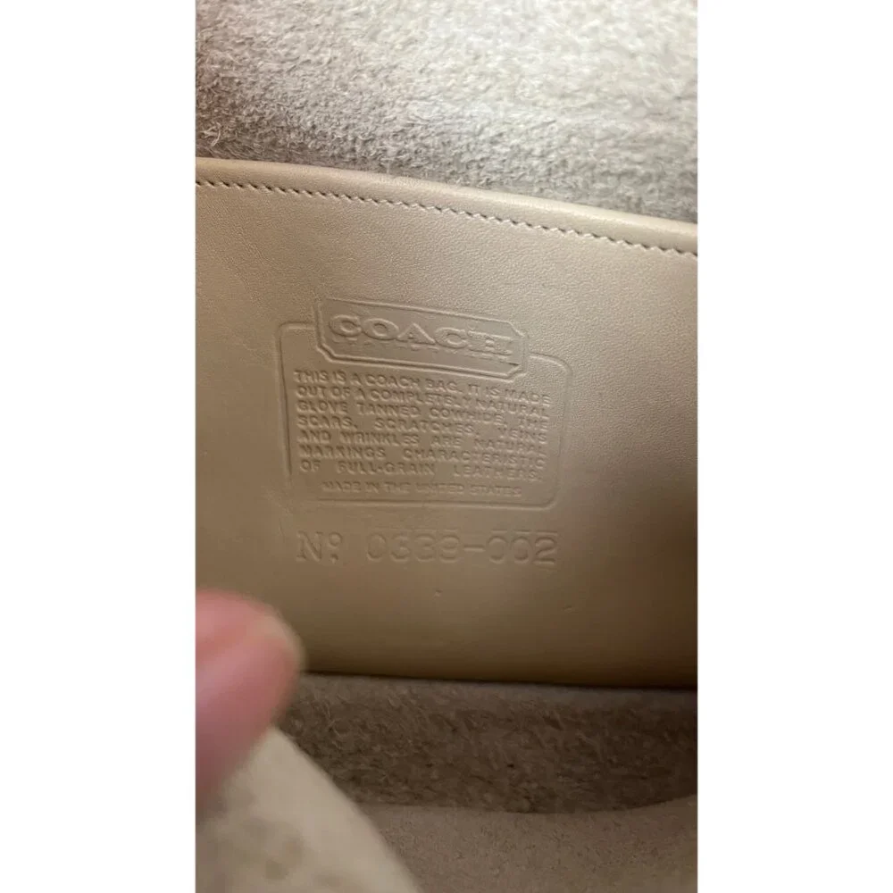 VINTAGE COACH TURNLOCK FLAP CROSSBODY BAG - Picture 9 of 9